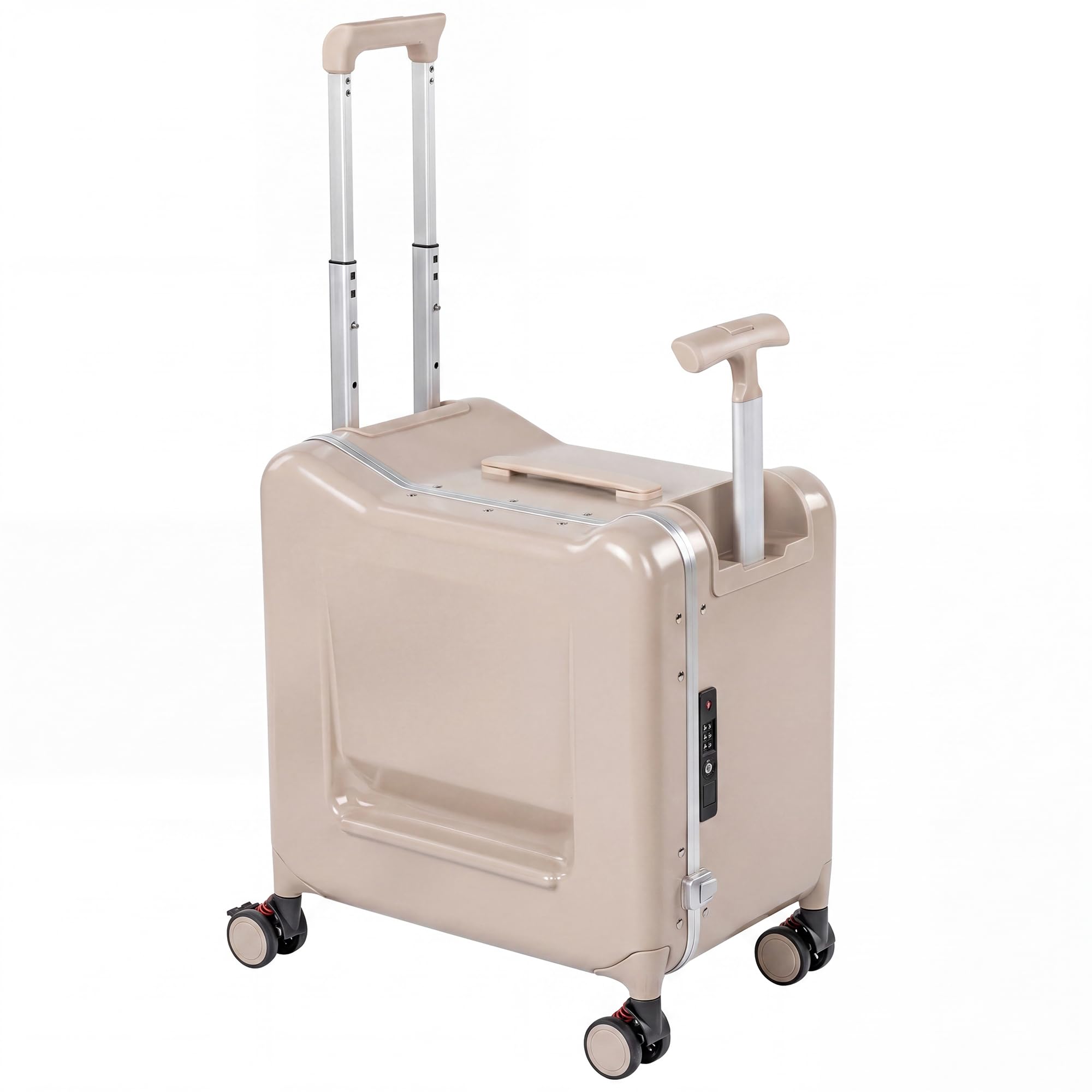 20" Kids Ride-On Carry-On Suitcase with Detachable Seat & TSA Lock